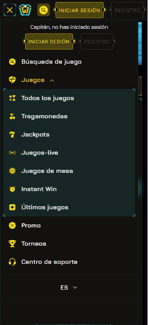 Menú principal & navegación rápida